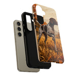 German Shorthaired Pointer Pointing Art Tough Phone Case