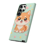 Shiba Inu Kawaii Chibi Smile Pet Dog Art Tough Phone Case