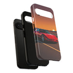 Red C4 ZR-1 King of the Hill Art Tough Phone Case