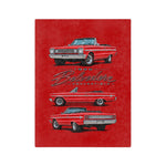 1966 Belvedere Convertible Blanket | Classic Red Muscle Car Throw