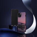 Sunset Skyline GT-R R32 phone case | car reflection, purple dusk