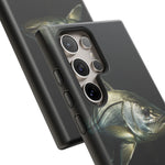 Snook Fishing Phone Case, Saltwater Portrait Black Cover, Gift