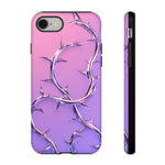 Chrome Thorn Vine Phone Case Vaporwave Tough Cover
