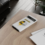 Z06 Corvette Phone Case, Yellow Sketch Reveal Chrome Cover