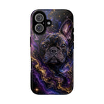 French Bulldog Galaxy Marble Art Tough Phone Case