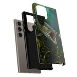 Northern Pike Phone Case, Weed Bed Fishing Strike Cover, Gift