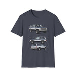 1984 Chevy Blazer Illustration T-Shirt | Vintage SUV Trio Tee