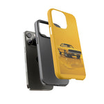 Golden Yellow Charger Phone Case, 68 Classic Muscle Car Tough Cover