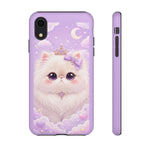 Persian Cat Kawaii Chibi Round Art Tough Phone Case