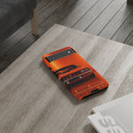 Orange Cuda Phone Case, 71 Classic Muscle Car Tough Cover