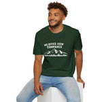 No Office View Compares Mountain Silhouette Hiking T-Shirt Outdoor Adventure Gift