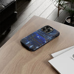 Skyline GT-R R34 Bayside Blue Tokyo Night Art Tough Phone Case