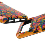 Peace Love Rainbow Spiral Art Tough Phone Case