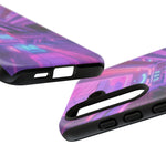 Empty Mall Escalator Vaporwave Art Tough Phone Case