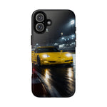 Yellow C5 Z06 Track Day Speed Art Tough Phone Case