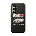 R34 Skyline GT-R JDM Rising Sun Tough Phone Case Cover Gift