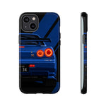 R34 Skyline Afterburner Rear GT-R Tough Phone Case for JDM Fans