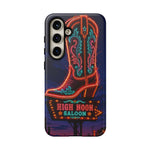 Neon Cowboy Boot phone case | High Noon Saloon design