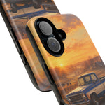 73 Chevy C10 Square body Truck Two-Tone Sunrise Tough Phone Case