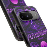 Futurwave Aesthetic Purple Vaporwave Phone Case – Deep Purple