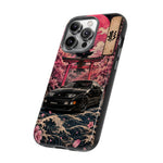 Black 300ZX Phone Case, Cherry Blossom Torii Art Tough Cover