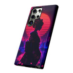 Neon Geisha Silhouette Phone Case | Tough Cover