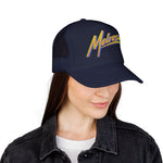 Melrose Retro Trucker Hat Neon 80s Synthwave Foam Snapback Cap Vintage Style