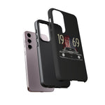 1969 Camaro SS American Flag Tough Phone Case Cover Gift Art