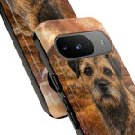 Border Terrier Earthy Watercolor Art Tough Phone Case