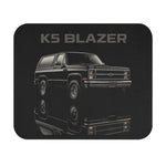 K5 Blazer Classic SUV Mouse Pad – Black Off-Road Chevy Truck Art, Non-Slip Rubber Base