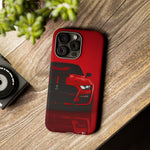 Red Mustang Art Phone Case, GT500 American Muscle Car Tough Cover