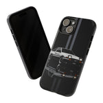 AE86 Phone Case, White 85 JDM Drift Icon Stripe Studio Cover