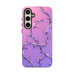 Chrome Thorn Vine Phone Case Vaporwave Tough Cover