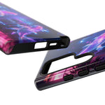Neon Koi Reflection Vaporwave phone case | Tough Cover