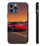 Red C4 ZR-1 King of the Hill Art Tough Phone Case