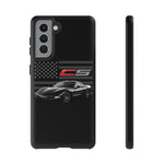 Black C5 Phone Case American Sports Car Tough Cover Gift