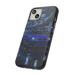 Skyline GT-R R34 Bayside Blue Tokyo Night Art Tough Phone Case