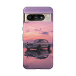Silver Hakosuka Skyline Mirror Lake Tough Phone Case