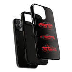 Red MR2 JDM Sports Car Phone Case Tough Multi View