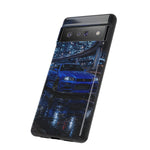 Skyline GT-R R34 Bayside Blue Tokyo Night Art Tough Phone Case