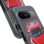 Red C8 Z06 Track Wing Tough Phone Case Cover Gift Art