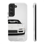 White NSX Phone Case, Retro 90s JDM Supercar Cover, Gift for Car Lovers