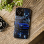Skyline GT-R R34 Bayside Blue Tokyo Night Art Tough Phone Case