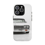 White Impala Phone Case, Classic 64 Lowrider Style Cover, Gift for Guys