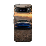 C6 Z06 Corvette Phone Case, Blue Mountain Dusk Cover, Gift