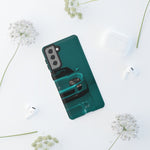 Teal Supra Phone Case, MK4 90s JDM Legend Tough Protective Cover for Men