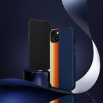 Retro Rainbow Stripe Phone Case | Tough Phone Case