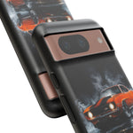 1969 Hugger Orange Camaro Z28 Phone Case, Muscle Car Tough Cover