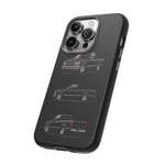 Black Silverado Classic Pickup Tough Phone Case for Chevy Truck Fans