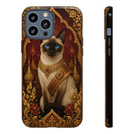 Siamese Cat Thai Royal Portrait Art Tough Phone Case